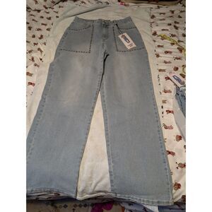 Vanilla Star studded jeans size large 32/32 womens
